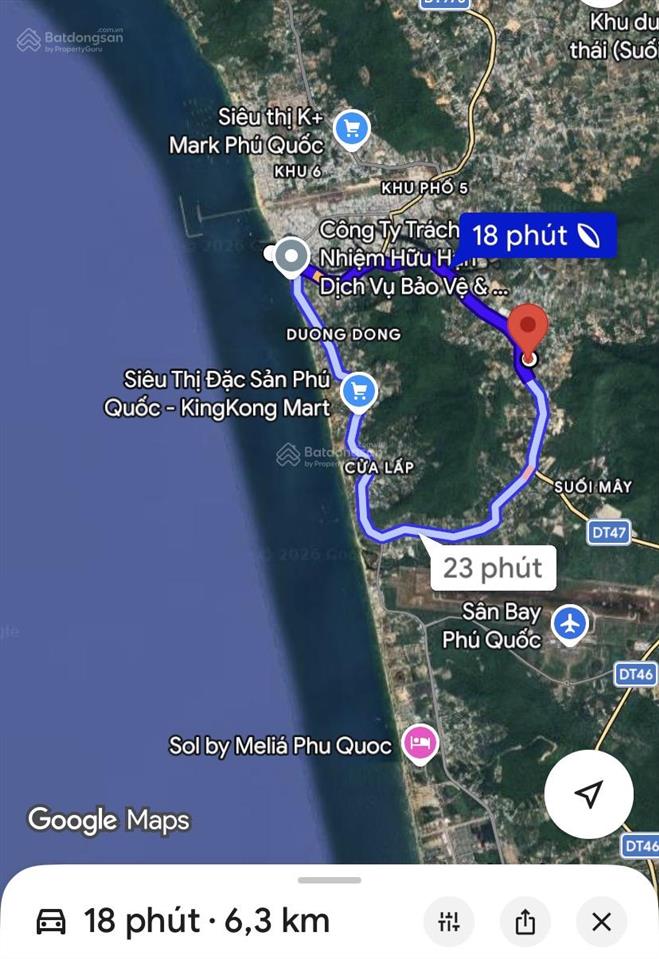 Bán gấp 2711m2 mặt tiền dt47 có 1400m2 thổ cư cách dinh cậu 6,8km giá 50 tỷ (tl) 0931 283 ***