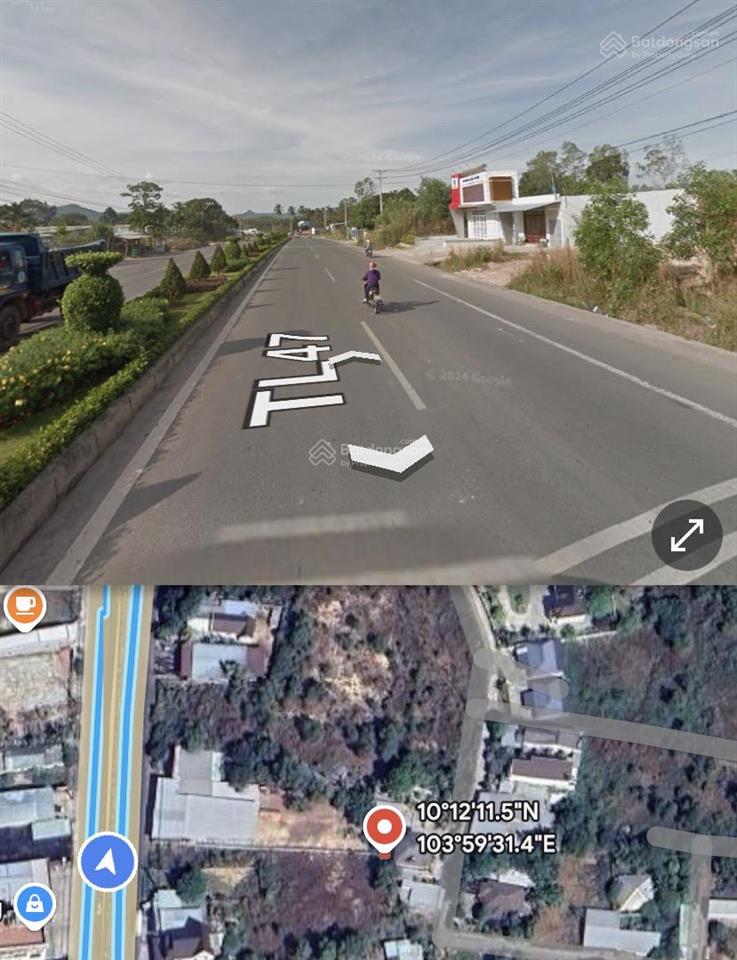 Bán gấp 2711m2 mặt tiền dt47 có 1400m2 thổ cư cách dinh cậu 6,8km giá 50 tỷ (tl) 0931 283 ***