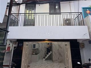 Nhà hẻm xe hơi vô được , nhà mới xây , đi bộ 20m là tới nhà