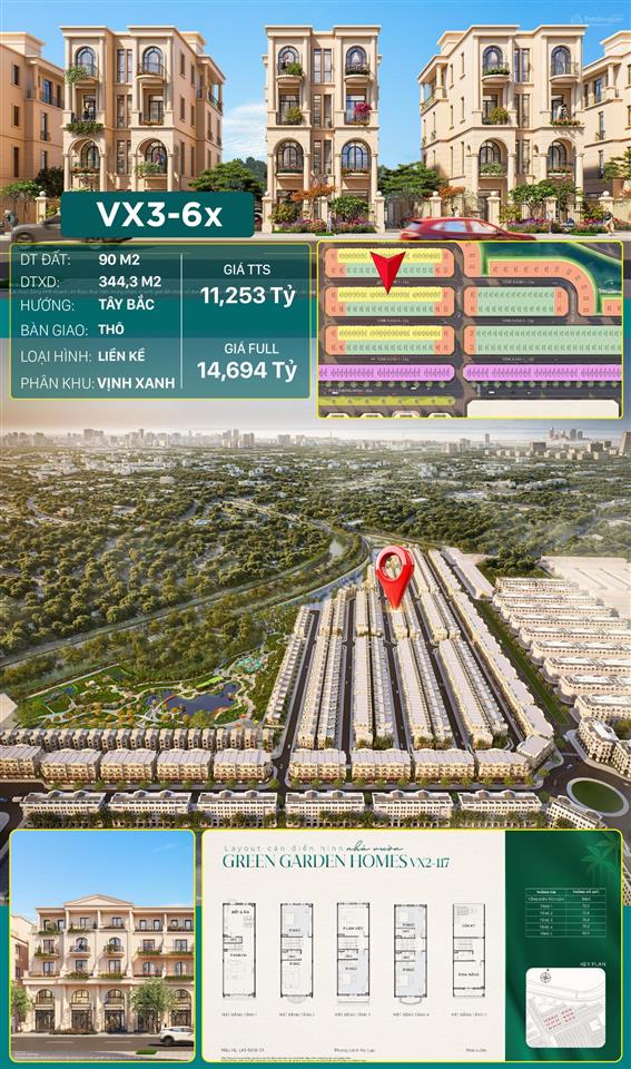 7,6 tỷ sở hữu 90m2 xây 5 tầng vịnh xanh, tối ưu full chính sách + voucher tri ân 30%