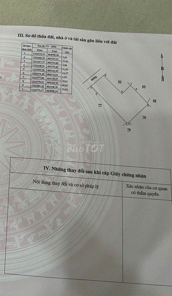  BÁN ĐẤT THỔ CƯ + VƯỜN HÀM ĐỨC - BÌNH THUẬN (CÓ SỔ CẤP TỔNG 947,9 M²) 