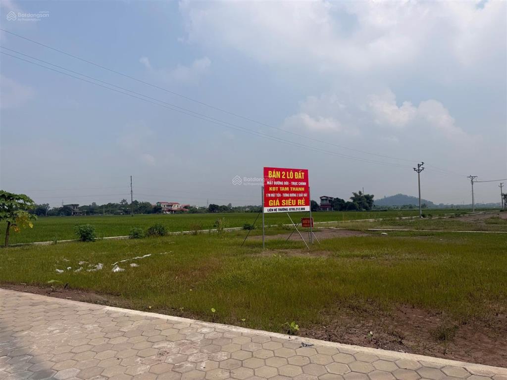 Bán lô đất mặt đường đẹp đắc địa
