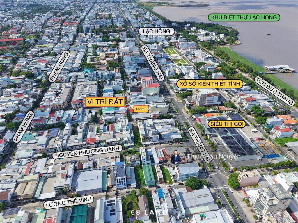 Đất phùng khắc khoan kế siêu thị go, đầy đủ tiện ích, lộ 4m lề 2m, 5x2 full thổ cư, đông bắc, shr.