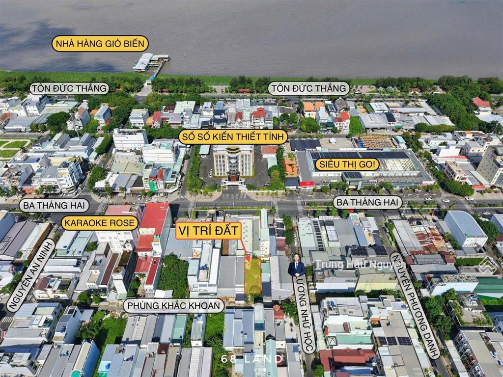 Đất phùng khắc khoan kế siêu thị go, đầy đủ tiện ích, lộ 4m lề 2m, 5x2 full thổ cư, đông bắc, shr.