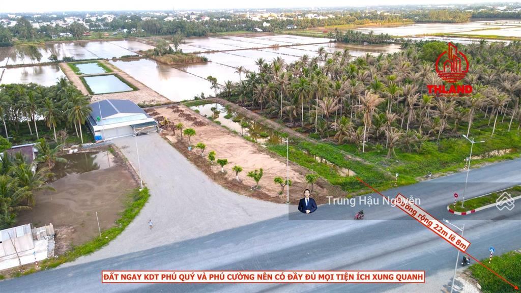 Đất mặt tiền đường ba tháng hai ngay ngã 4 gần cầu kênh cụt. đặc biệt có 588m2 thổ cư, 18.5x82m shr