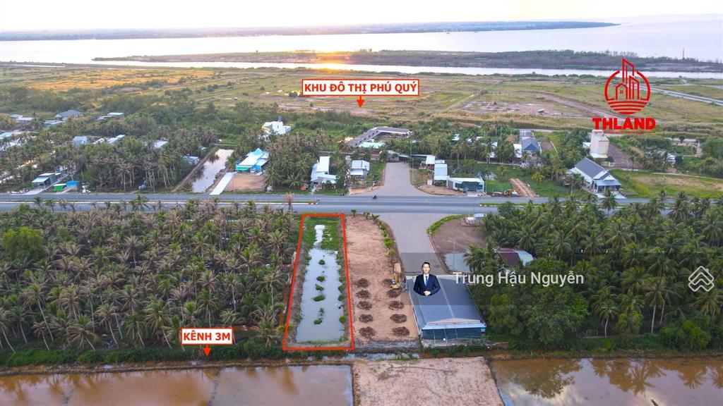 Đất mặt tiền đường ba tháng hai ngay ngã 4 gần cầu kênh cụt. đặc biệt có 588m2 thổ cư, 18.5x82m shr