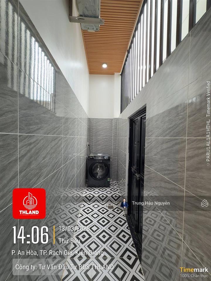 Nhà nguyễn cảnh dị kdc tỉnh uỷ ngay trung tâm rạch giá, lộ 11.5m, 4.5x17.5m, 2 tầng 3 toilet 4 ngủ