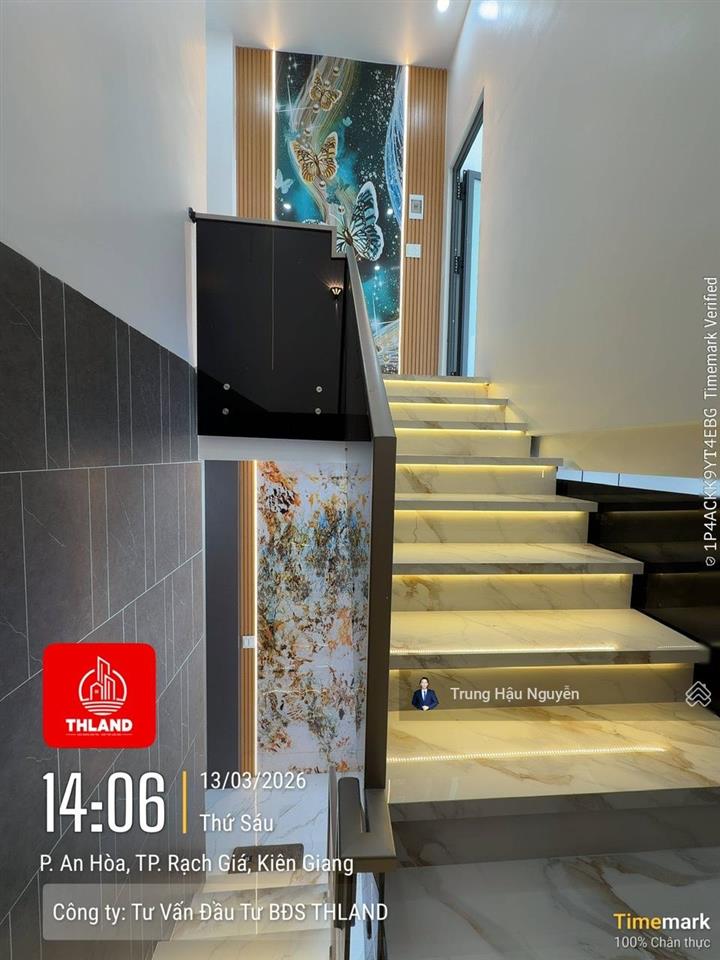 Nhà nguyễn cảnh dị kdc tỉnh uỷ ngay trung tâm rạch giá, lộ 11.5m, 4.5x17.5m, 2 tầng 3 toilet 4 ngủ