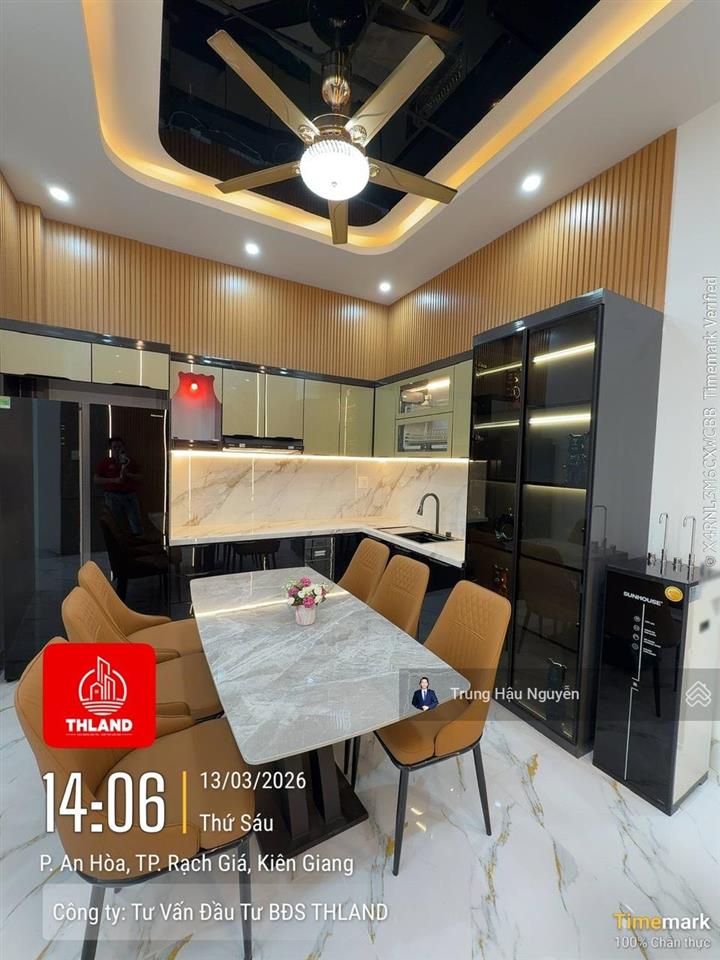 Nhà nguyễn cảnh dị kdc tỉnh uỷ ngay trung tâm rạch giá, lộ 11.5m, 4.5x17.5m, 2 tầng 3 toilet 4 ngủ