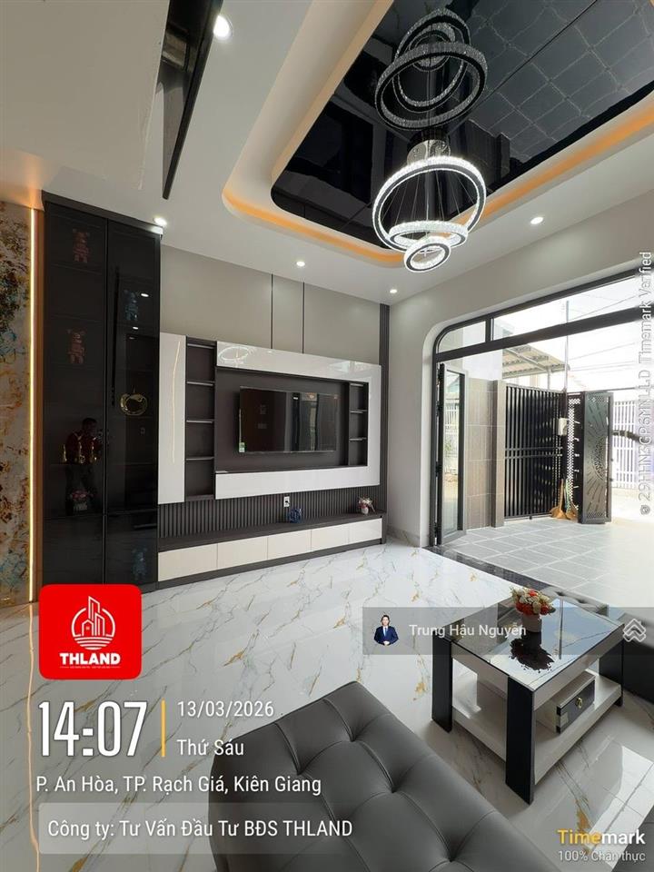 Nhà nguyễn cảnh dị kdc tỉnh uỷ ngay trung tâm rạch giá, lộ 11.5m, 4.5x17.5m, 2 tầng 3 toilet 4 ngủ