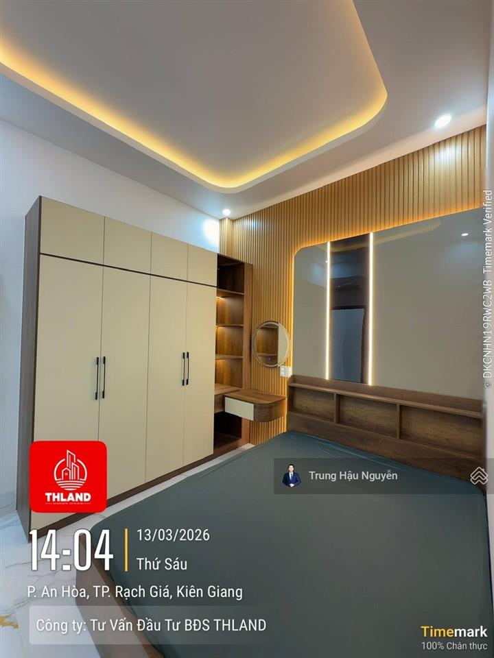 Nhà nguyễn cảnh dị kdc tỉnh uỷ ngay trung tâm rạch giá, lộ 11.5m, 4.5x17.5m, 2 tầng 3 toilet 4 ngủ