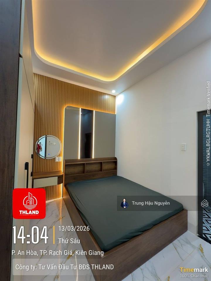 Nhà nguyễn cảnh dị kdc tỉnh uỷ ngay trung tâm rạch giá, lộ 11.5m, 4.5x17.5m, 2 tầng 3 toilet 4 ngủ