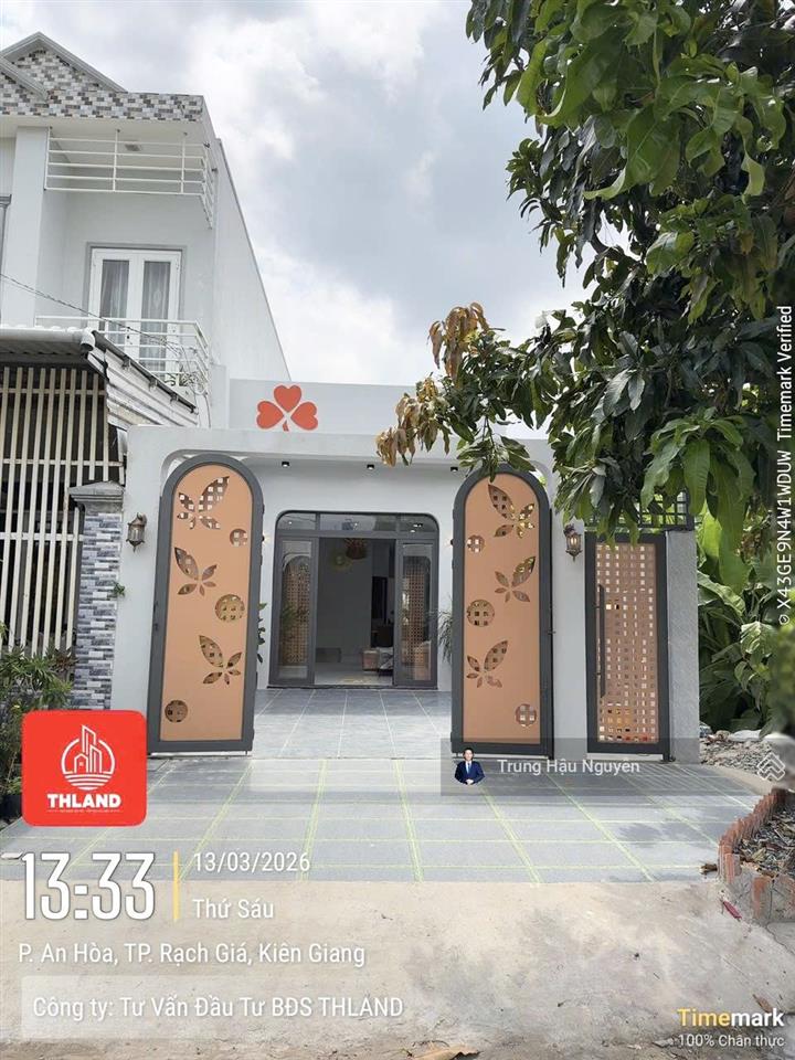 Nhà ngô sĩ liên  kdc tỉnh uỷ gần chợ an hoà phú cường. lộ 11.5m, 5x40m, 1 sân vườn 2 wc 3 ngủ shr