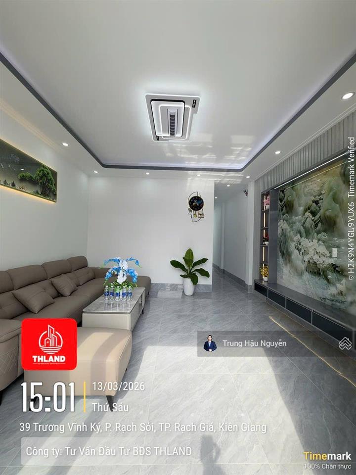 Nhà trương vĩnh ký vừa ở vừa kinh doanh  kế chợ rạch sỏi. lộ 5m, 5x29m, 2 sân, 2 wc, 3 phòng ngủ