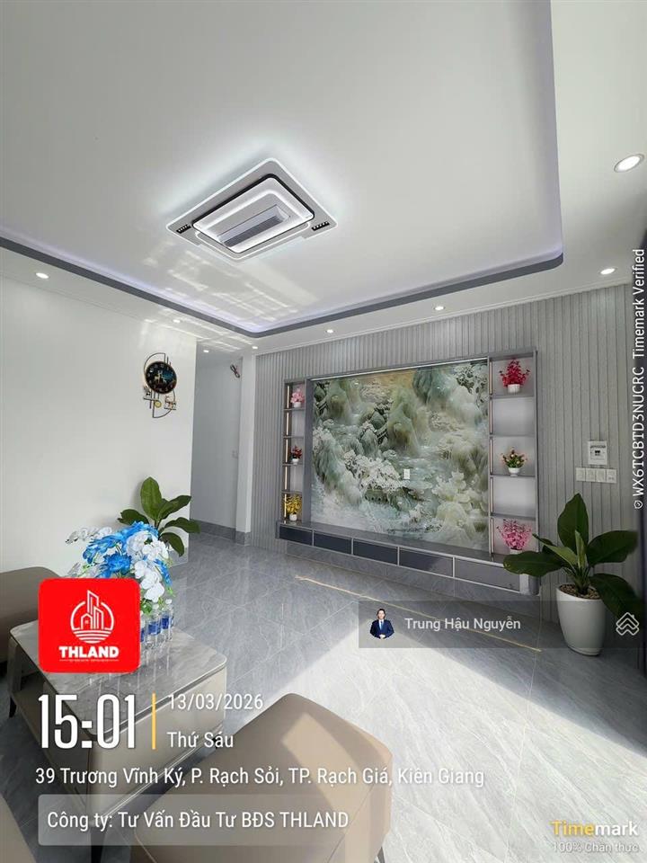 Nhà trương vĩnh ký vừa ở vừa kinh doanh  kế chợ rạch sỏi. lộ 5m, 5x29m, 2 sân, 2 wc, 3 phòng ngủ