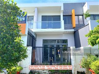 Nhà đặng thị tám phú cường gần cổng bệnh viện ung bướu kg cũ, lộ 16m, 5x20m, 2 tầng, nhà thô, shr