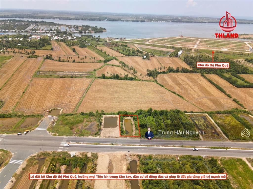 Đất mặt tiền đường 3 tháng 2 nối dài gần vòng xoay kđt phú quý, lộ 38m, 20x40m quy hoạch thổ cư shr