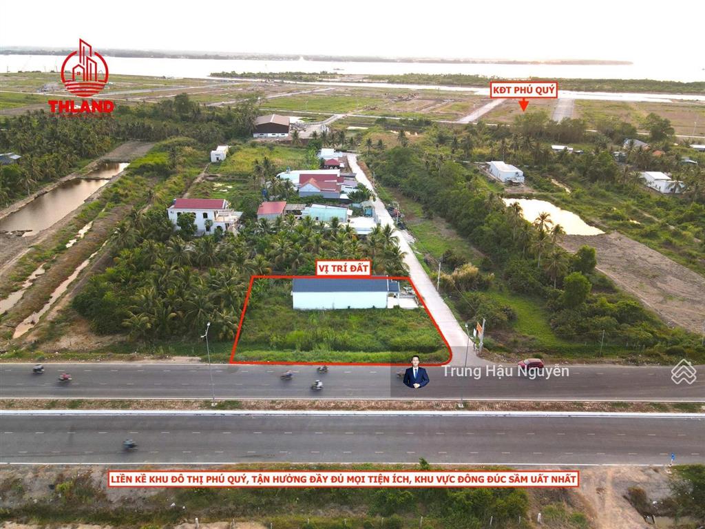 Đất góc 2 mặt tiền 3 tháng 2 nối dài ngay vòng xoay kđt phú quý, lộ 38m, 35x33m, quy hoạch thổ cư