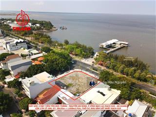 Đất góc 2 mặt tiền tôn đức thắng  nguyễn an ninh view biển đẹp, lộ 17m lề 10m, 29x35m full thổ cư