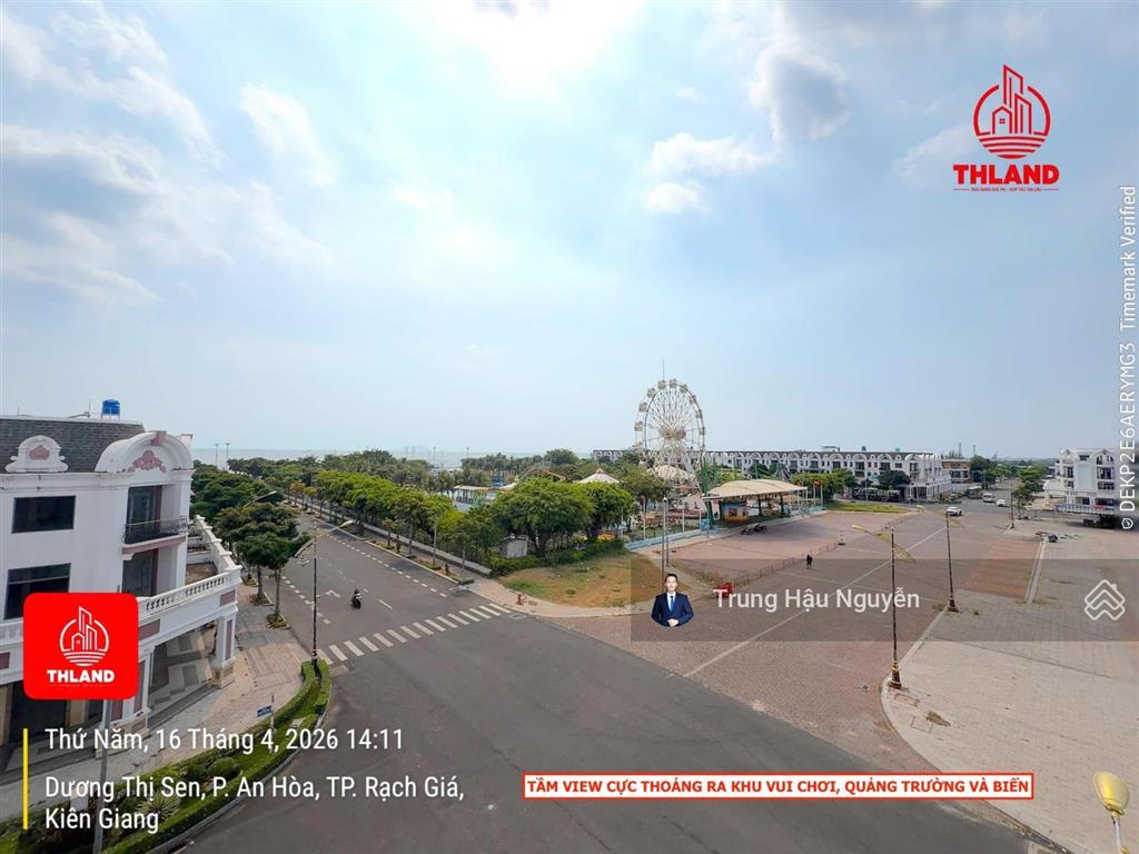 Shophouse góc 3 mặt tiền dương thị sen  đảo phú gia phú cường, lộ 22m, 14x24m, 4 tầng, nhà thô shr