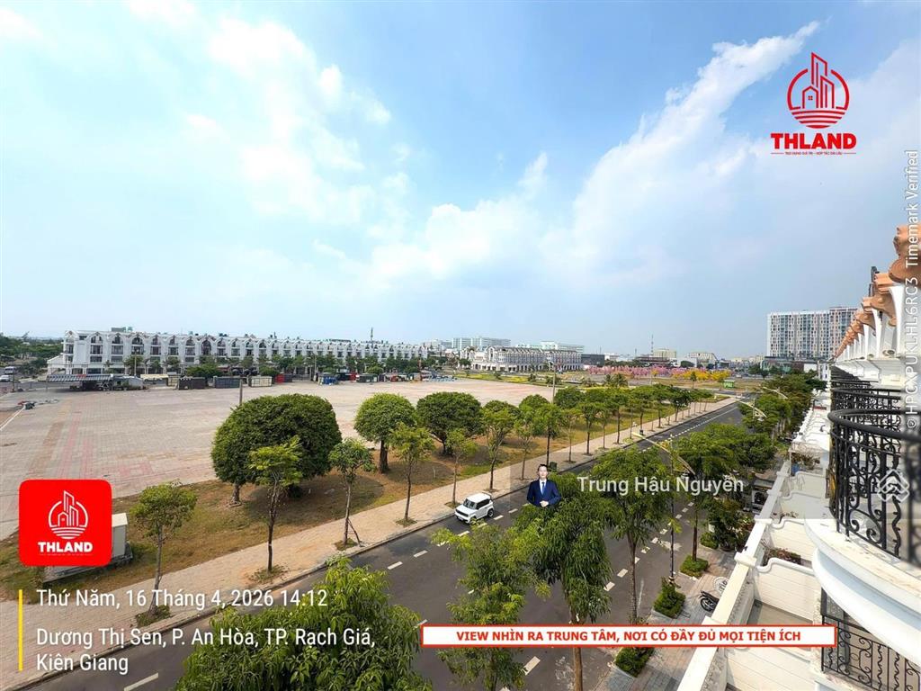 Shophouse góc 3 mặt tiền dương thị sen  đảo phú gia phú cường, lộ 22m, 14x24m, 4 tầng, nhà thô shr