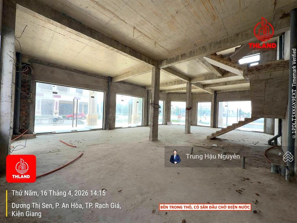 Shophouse góc 3 mặt tiền dương thị sen  đảo phú gia phú cường, lộ 22m, 14x24m, 4 tầng, nhà thô shr