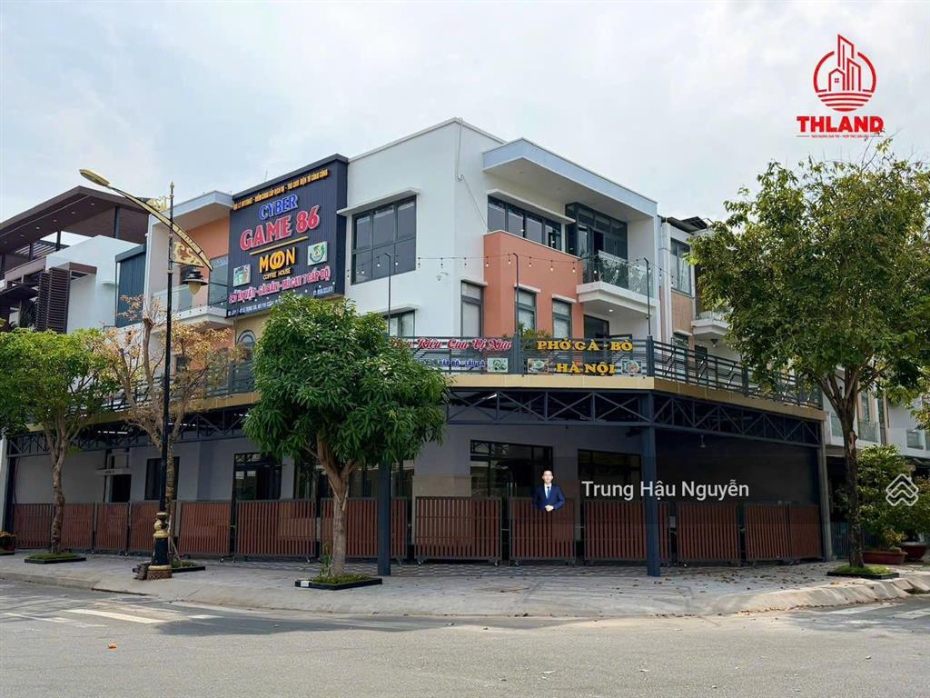 Shophouse góc 2 mặt tiên đảo phú gia phú cường, lộ 22m, 14x24m 3 tầng hoàn thiện, có nội thất mới