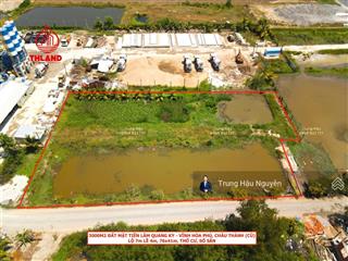 Đất cực đẹp phù hợp tách 12 thửa cho anh chị đầu tư, mặt tiền đường lâm quang ky, 72x40m thổ cư shr