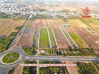 35,6 công đất kế đường 3 tháng 2 nối dài ngay vòng xoay phú quý, lộ 5.5m, 86x445, quy hoạch thổ cư