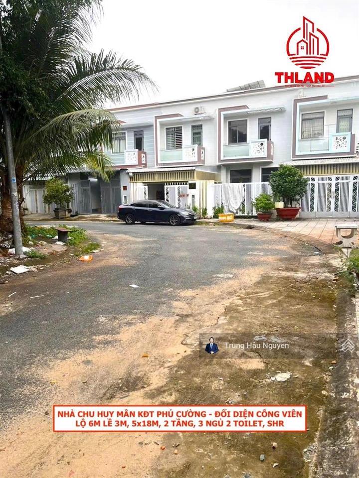 Nhà chu huy mân view công viên phú cường, lộ 6m lề 3m, 5x18m, 3 phòng ngủ 3 toilet, sổ hoàn công