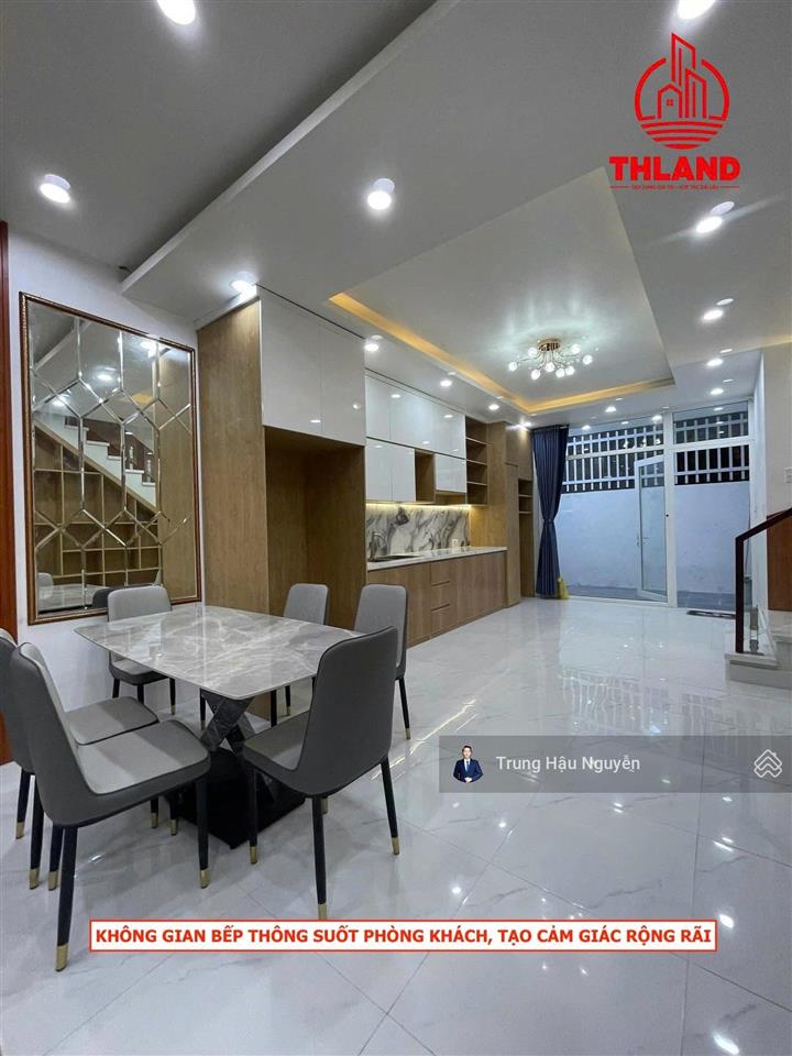 Nhà chu huy mân view công viên phú cường, lộ 6m lề 3m, 5x18m, 3 phòng ngủ 3 toilet, sổ hoàn công