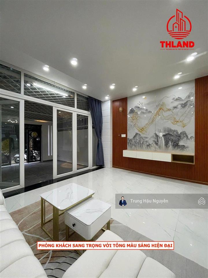 Nhà chu huy mân view công viên phú cường, lộ 6m lề 3m, 5x18m, 3 phòng ngủ 3 toilet, sổ hoàn công
