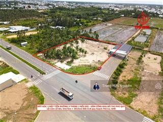Đất góc 2 mặt tiền 3 tháng 2 nối dài gần cổng chào kđt phú quý, lộ 38m, 54x73m quy hoạch thổ cư shr