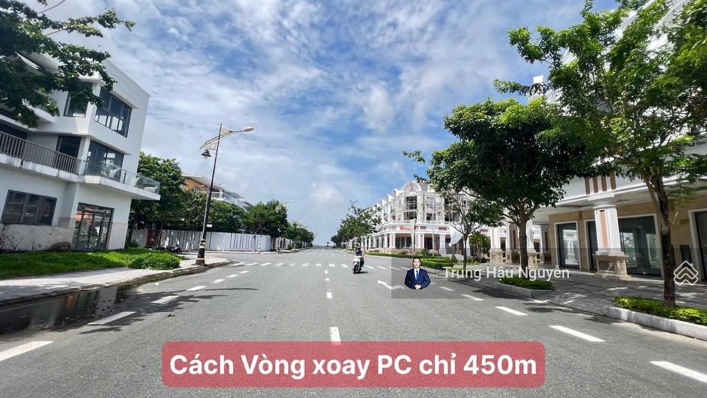 Cho thuê shophouse góc 3 mặt tiền đ. lê trọng tấn  kđt phú cường. lộ 22m, 14x24, 4 tầng, thô trong