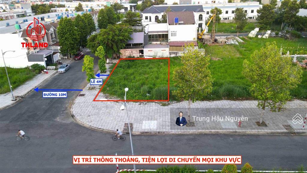 Đất góc 2 mặt tiền đường tôn đức thắng phú cường, view biển, lộ 17m lề 10m, 14x27m full thổ cư