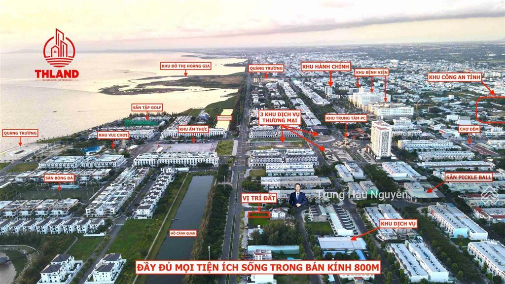 Đất góc 2 mặt tiền đường tôn đức thắng phú cường, view biển, lộ 17m lề 10m, 14x27m full thổ cư