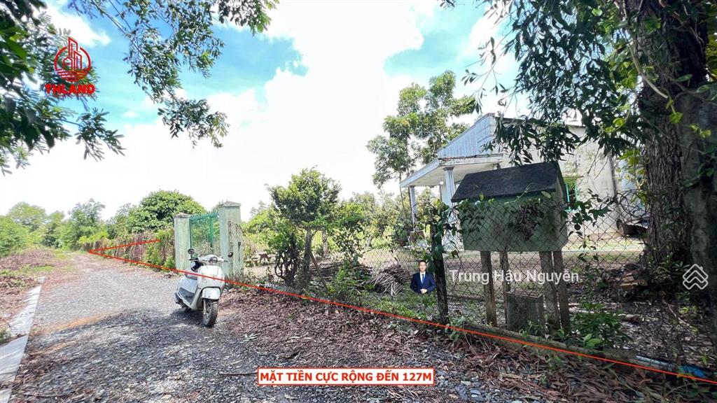 Đất vườn cây ăn trái  gần ngã 3 gò chùa và khu công nghiệp hiệp thạnh. lộ ô tô 3.5m, 127m mặt tiền