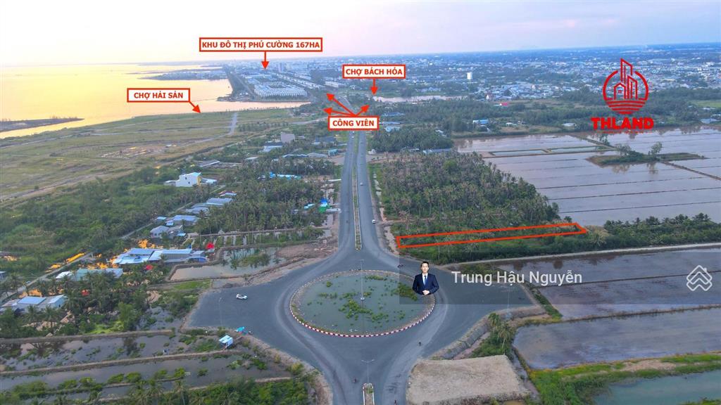 Đất mặt tiền đường 3 tháng 2 nối dài ngay vòng xoay phú quý, lộ 22m lề 8m, 5x101m kế góc, shr