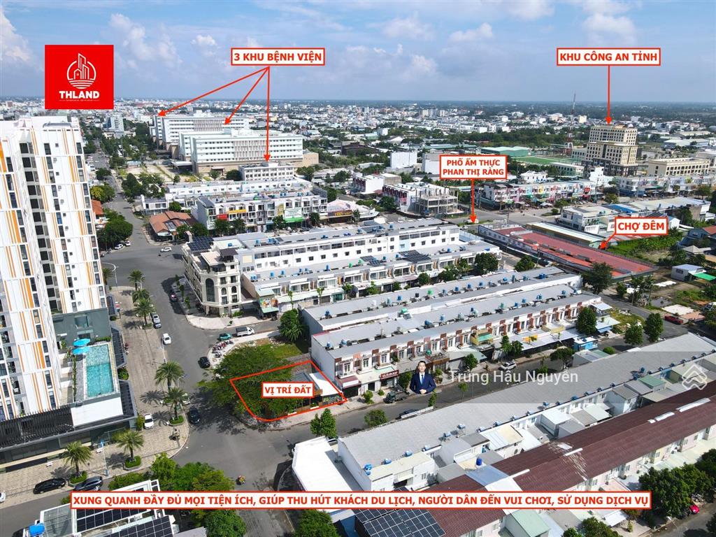 Đất góc 2 mặt tiền lê trọng tấn  đối diện tòa nhà sophia center. lộ 11m lề 4m, 19.3x20m full thổcư