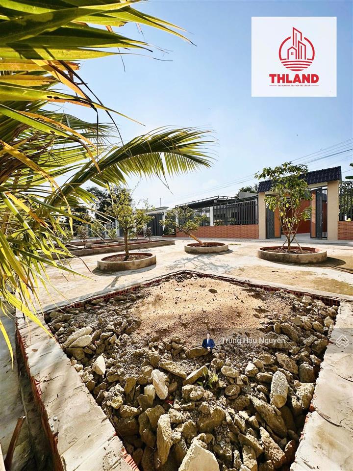 Nhà vườn mái thái mặt tiền kênh tà ben thạnh lộc, lộ ô tô, 13x56m, 3 ngủ 2 toilet full nội thất shr