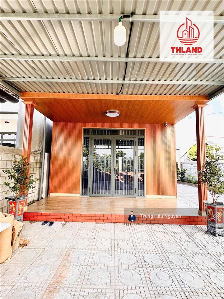 Nhà vườn mái thái mặt tiền kênh tà ben thạnh lộc, lộ ô tô, 13x56m, 3 ngủ 2 toilet full nội thất shr