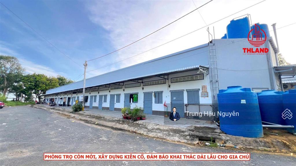Dãy trọ 4 mặt tiền công viên lạc hồng rạch giá, 1300m2 full thổ cư, 63 phòng thu nhập 120 triệu/th