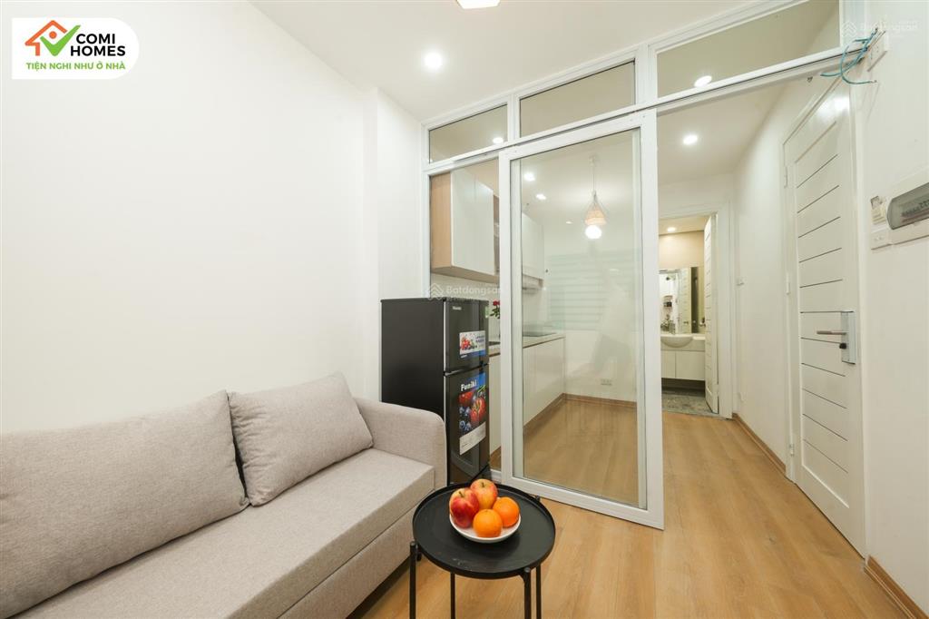 Cho thuê căn hộ studio 25m2 tại 84 trần quang diệu trung tâm quận đống đa đầy đủ nội thất