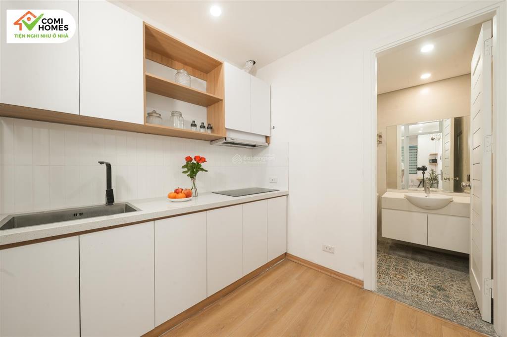 Cho thuê căn hộ studio 25m2 tại 84 trần quang diệu trung tâm quận đống đa đầy đủ nội thất