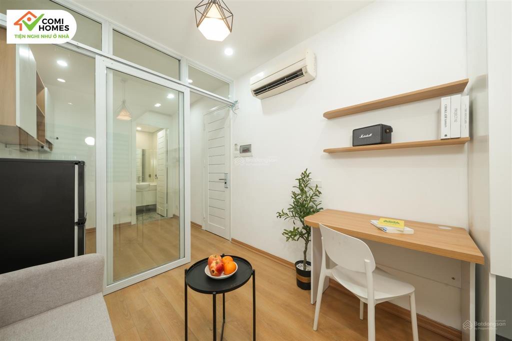 Cho thuê căn hộ studio 25m2 tại 84 trần quang diệu trung tâm quận đống đa đầy đủ nội thất