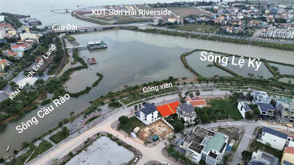 2 lô biệt thự liền kề mặt tiền bạch đằng view sông nhật lệ khu đô thị 533 đức ninh đông