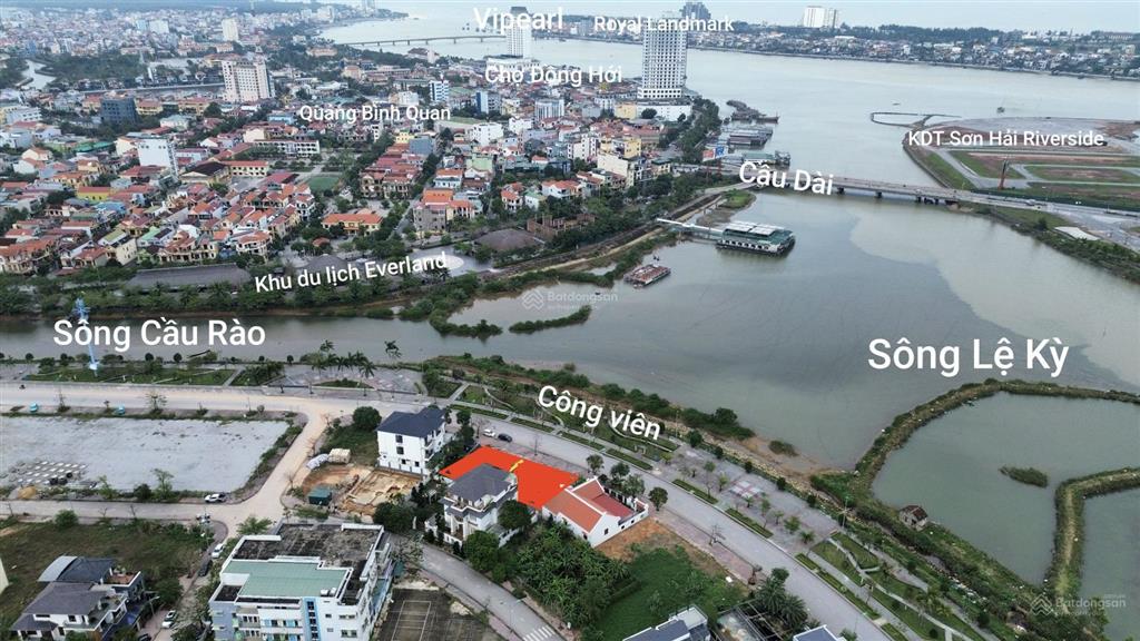 2 lô biệt thự liền kề mặt tiền bạch đằng view sông nhật lệ khu đô thị 533 đức ninh đông