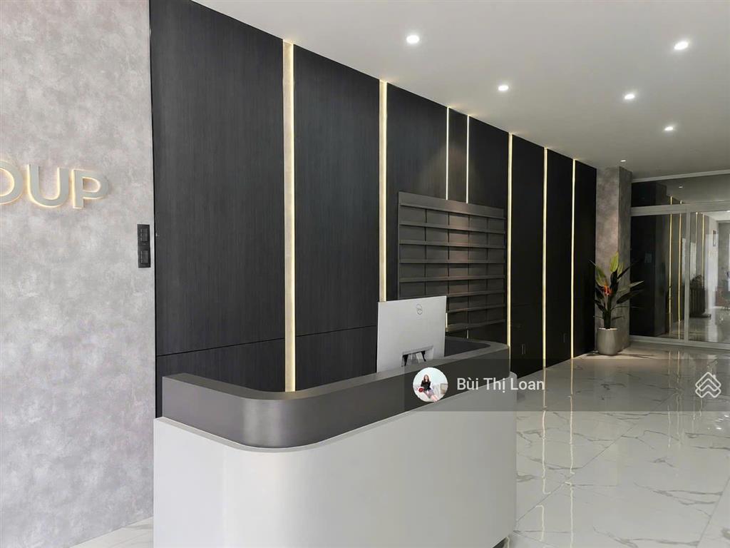 Văn phòng cho thuê full nội thất, có thang máy, máy lạnh trung tâm, sảnh lễ tân sarimi sala