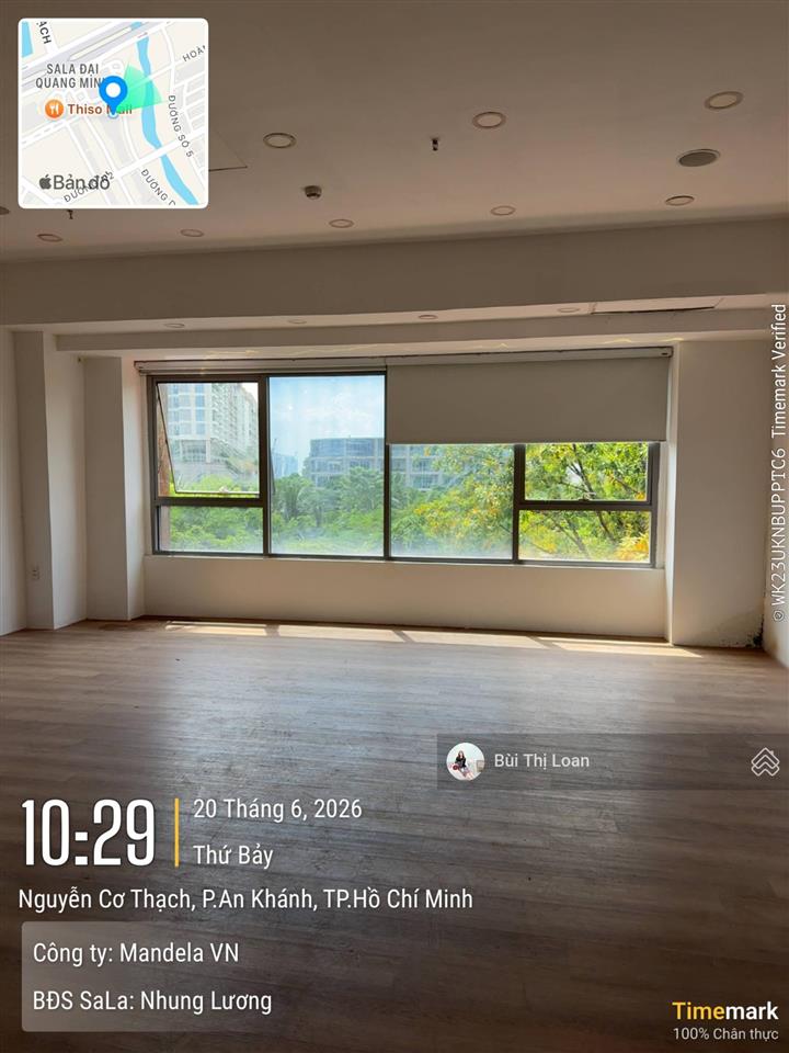 Cho thuê vp sala 80m2 25 triệu, 1 tầng trống suốt, có máy lạnh, sảnh lễ tân tòa nhà