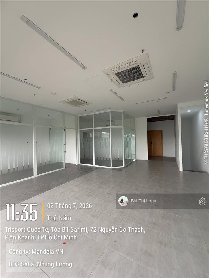 Cho thuê văn phòng 85m²  28 triệu  sala thủ thiêm (q2, an khánh)
